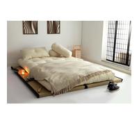Futon Online Ensemble 2 Tatamis 90x200x5 5cm et 1 Futon Coton 140x200x14cm Repos Japonais
