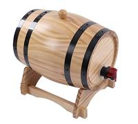 Fûts de Chêne 5L pour Vieillissement Vin Bière avec Robinet Acier Inoxydable Décoration Intérieure Barbecue Cave à Vin Maison Suitable for Amateurs et Professionnels
