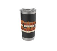 Future Builder Retro Back To School Student Design Gobelet isotherme en acier inoxydable double paroi