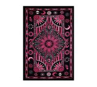 FUTURE HANDMADE Taille jumelle Soleil Lune Étoiles Indien Tapisserie mur Pendaison Hippie Lit Drap 100% Coton bohémien Tapisseries