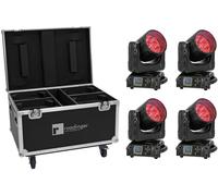 FUTURELIGHT Set 4x EYE-740 MK2 + mallette avec roulettes - Kits