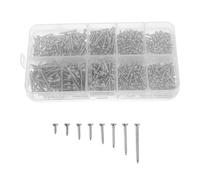 FUTUREORYY 800 Pièces Vis Polyvalent Autotaraudeuses Acier Tête Ronde Kit Complet pour Travail du Bois et Tôlerie pour Bricolage et Réparation
