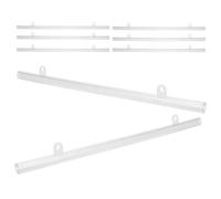 FUTUREORYY 8pcs Rail de Cadre D'affiche en Pvc Étanche Design Simple Suspendre Pratique Supermarché ou Centre Commercial