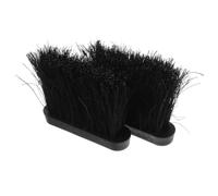FUTUREORYY Accessoires de cheminée 2pcs tête de balai remplacement plastique+sisal 3.74X3.35X1.18In pour nettoyage des cendres et poussières manteau et écran TV
