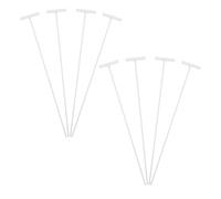 FUTUREORYY Barres de Fer pour Porte à Pigeons Pratiques et Blanches 8pcs pour Cage à Pigeon Barre Métallique D'entrée pour Piège et Volière