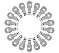 FUTUREORYY Crochets Muraux pour Suspendre Serviettes et Chapeaux Lot de 20 en Acier Inoxydable Argenté de U Design Gain de Place pour Cuisines et Salles de Bain