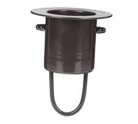 FUTUREORYY Kit D'adaptateur en Alliage D'aluminium Noir pour Chaîne de Pluie Accessoire Pratique et Décoratif pour Gouttière, pour Maison et Boutique