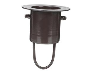 FUTUREORYY Kit D'adaptateur en Alliage D'aluminium Noir pour Chaîne de Pluie Accessoire Pratique et Décoratif pour Gouttière, pour Maison et Boutique