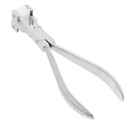 FUTUREORYY Pince à Monture de Lunettes en Acier Inoxydable Argenté pour Réparation et Pliage de Montures Optiques, Outil Compact pour Ajustement Précis de Lunettes