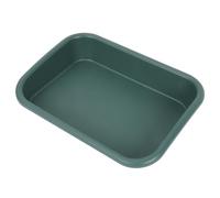 FUTUREORYY Plateau Plastique 43 x 30 x 8 cm avec Design Stable - Plateau Anti-débordement pour Pots de Fleurs - idéal pour semis en intérieur et travaux de Jardinage
