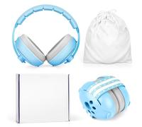 Fuutilake Casque anti-bruit pour bébé de 0 à 2 ans, protection auditive pour enfants, avec réduction de bruit, pour le quotidien et les événements (bleu)
