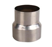 FUWQEPA Tuyau Réduction D'extension, 1 Pièces Grande Tête À Petite Tête 70-60mm Adaptateur Cheminée Acier Inoxydable Connecteur Tube Réducteur Tuyau Fumée