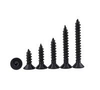 FUWQEPA Vis Noires M1.4, Vis Taraudeuse À Tête Plate Fraisée Cruciforme, Mini Vis Acier Au Carbone(M1.4x6 1000pcs)