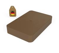 FUX 500 Pcs. cales de vitrage en plastique 60 x 40 x 10mm entretoises cale fenetre, cale meuble plaque, cales lambourdes menuiserie carrelage (épaisseur: 10mm)