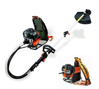 Fuxtec Débroussailleuse Thermique à Dos 2 en 1 Multitool FX-MS152T 52cm3 Peut Se Porter sur Le Dos Bobine de Fil Lame 3 Dents