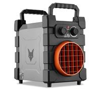 FUXTEC Elektroheizer FX-EH3 | Aérotherme avec 2 niveaux de chauffage 1500W/3000W | Thermostat réglable en continu | Protection contre la surchauffe | Pour des pièces jusqu'à 90 m²