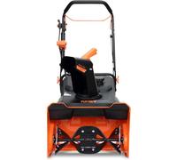 FUXTEC Fraise à neige à essence FX-SF1165 | Moteur 4,08 CV avec cylindrée 164cc | Largeur de travail 53 cm | Jusqu'à 8 m de distance d'éjection | Léger & compact pour les entrées de garage