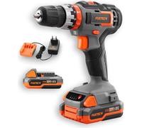 FUXTEC Perceuse-visseuse à percussion sans fil 20V FX-E1SBS20 SET avec 2 x batterie 2Ah, 1 x chargeur 1A