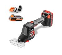 FUXTEC Taille-Haies Manuel sans Fil 20V FX-E1HHS20SET - 0,67Kg Poids, Taille du Guide de 20cm, diamètre de 10,5cm, avec Batterie