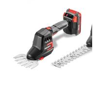 FUXTEC Taille-Haies Manuel sur Batterie 20V FX-E1HHS20-0,67Kg de Poids, Taille de Guide de 20cm, diamètre de 10,5cm, densité Max. de Branches 7,8mm