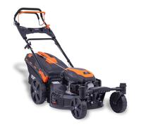 FUXTEC Tondeuse à gazon thermique FX-RM5170agile autotractée 51 cm 170 cc 60L essieu avant pivotant