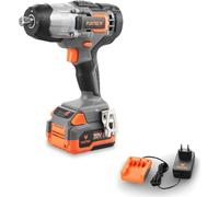 FUXTEC Visseuse à choc sans fil 20V FX-E1IW20 SET avec 1 x batterie 4Ah, 1 x chargeur 1A