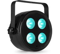 Fuzzix PLF20, réflecteur PAR Disko, noir, IP20, LED, LED, 4 lampes