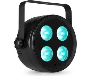 Fuzzix PLF20, réflecteur PAR Disko, noir, IP20, LED, LED, 4 lampes