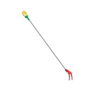 FVDZRFIE Cueille Fruit Cueille-Fruits et légumes à Trois Griffes, Outil télescopique en Acier Inoxydable avec Attrape-Fruits en Caoutchouc, idéal for Les Pommes et Les pêches.
