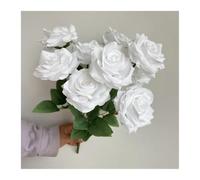 FVDZRFIE Fleur Artificielle 9 Heads Diamond Roses Bouquet Artificial Flower Pink Red Blue White Rose Fake Rose Living Room Decoration Wedding