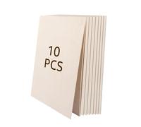 FWEEK 10 Plaques Contreplaqué Peuplier 3 mm A3 pour Gravure Laser | Bois brut 420 x 300 mm pour modélisme, peinture, décoration et projets créatifs DIY