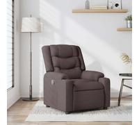 FWIKDUN Fauteuil de télévision confortable avec fonction d'inclinaison électrique, fauteuil relax électrique avec fonction allongée, fauteuil relax réglable électriquement avec poche latérale