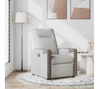 FWIKDUN Fauteuil TV avec fonction de réglage manuel : fauteuil relax avec dossier automatique et repose-pieds pour une relaxation maximale - Fauteuil confortable avec fonction d'inclinaison électrique
