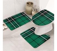 FWJZDSP Clan Maclean Lot de 3 Tapis de Sol en Flanelle Douce et Lavable pour Un Usage Quotidien Motif Tartan
