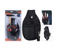 FX-Tools Ensemble ceinture à outils 7 pcs - Noir