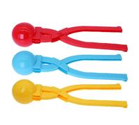 FxaumsGxuk 1 pince à boule de neige, 34 x 7,5 cm, pince à boule de neige, moule à boule de neige, moule à pince à boule de neige, forme ergonomique pour enfants, extérieur, jouets d'hiver, couleur