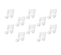 Fxzqgnh 10 Pièces Ballon Note Musical Aluminium Gonflable Accessoire Mylar Original Convient pour Mariage Récital Fête Scolaire Danse Anniversaire, Argent