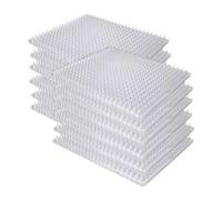 Fxzqgnh 12 Pièces Tapis Anti-Chats Barrière Animale Tapis de Repos Fonction Répulsive pour Animaux Matériau PP Convenant à Mobilier Maison Jardin Fenêtre, 12 Pièces Transparentes