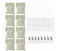 Fxzqgnh 8 Pièces Sac Lest avec Clip Lest Fiable Poids pour Jardin