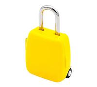 Fxzqgnh à Code Mini Verrou de Sécurité Trois Chiffres Mallette sans réatif Serrure Portable de Passe Convient pour Bagages D'Enfa, Jaune