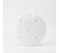 Fxzqgnh Bloc glace réutilisable - Poche froid pour glacière et transport alimentaire - pour pique-nique, Rond, sans remplissage d'eau (contient du gel de cristal de glace), diamètre 27,5 cm