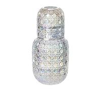 Fxzqgnh Carafe de Chevet et Pichet à Eau, Ensemble Carafe de Nuit pour La Maison, multicolore