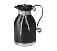 Fxzqgnh Carafe Isotherme avec Verseuse à Café En Verre et Pichet à Lait Résistant à La Chaleur pour Infusion Thé et Eau Chaude Convient pour Bureau Cuisine Re, Noir