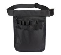 Fxzqgnh Ceinture Organisatrice En Nylon à 9 Poches, Sacoche de Hanche, Poche pour Ciseaux, Le noir