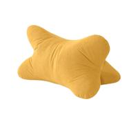 Fxzqgnh Coussin Lombaire Soutien Dos Oreiller Cervical Léger Multifonction Ergonomique Respirant avec Housse Zippée Convient Au Canapé Bureau Chambre Lecture, Jaune