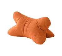 Fxzqgnh Coussin Lombaire Soutien Dos Oreiller Cervical Léger Multifonction Ergonomique Respirant avec Housse Zippée Convient Au Canapé Bureau Chambre Lecture, Orange