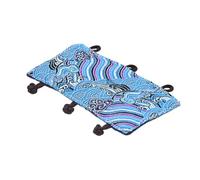Fxzqgnh Coussin Poignée Bouilloire Manchon Protection Main Tissu Isolé Amovible Résistant Chaleur Convient Intérieur Salon Camping Utilisation de Cuisine, Bleu
