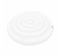 Fxzqgnh Couvercle de Spa Gonflable Léger et Pliable Housse Ronde de Spa Lavable à la Main Bâche Thermique Ronde pour Extérieur