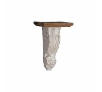 Fxzqgnh Étagère Murale Vintage Étagère Murale Tablette Murale Support Décoratif Console Murale Style Antique avec Support Sculpté et Surface d'Exposition, Grand Modèle - A3112