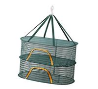 Fxzqgnh Filet de Séchage Grille Aérée Panier de Camping Support de Séchage Séchoir à Légumes Protège Efficacement Les Aliments des Insectes Adapté pour, Couche Double